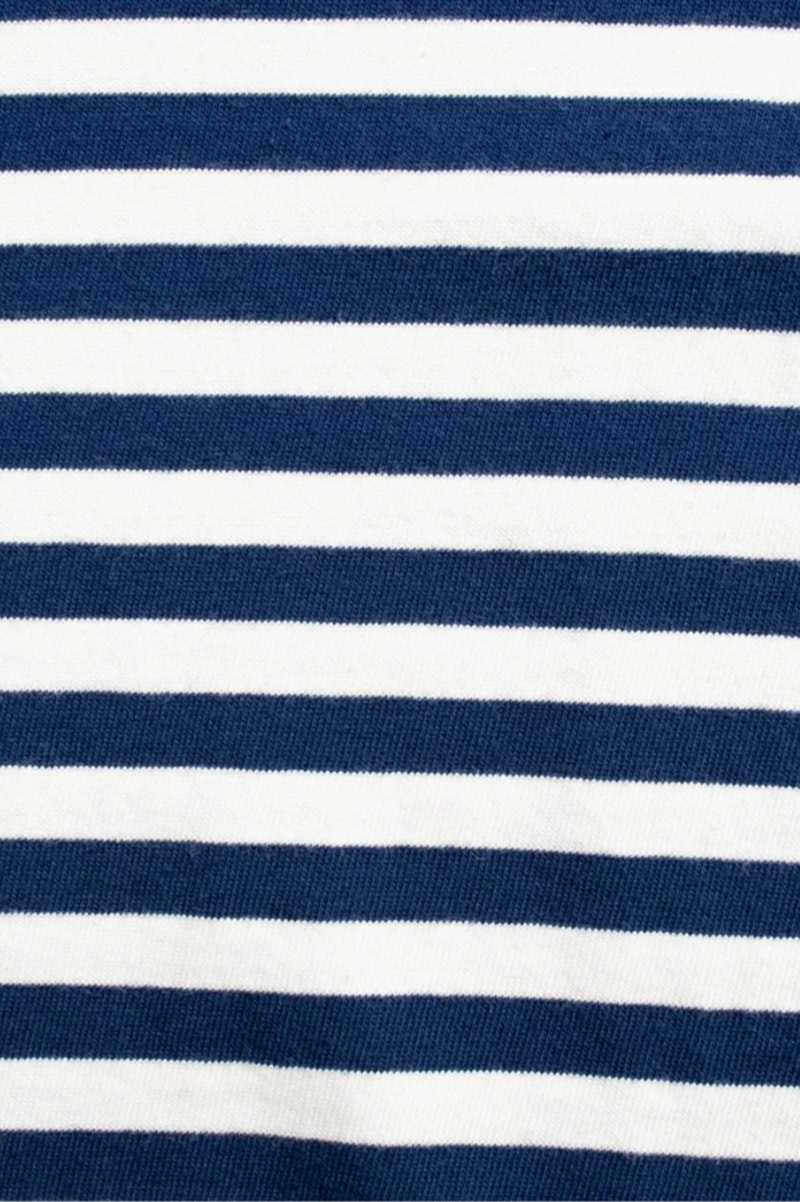 LEIF BRETON STRIPE T-SHIRT OFFWHITE/BLUE