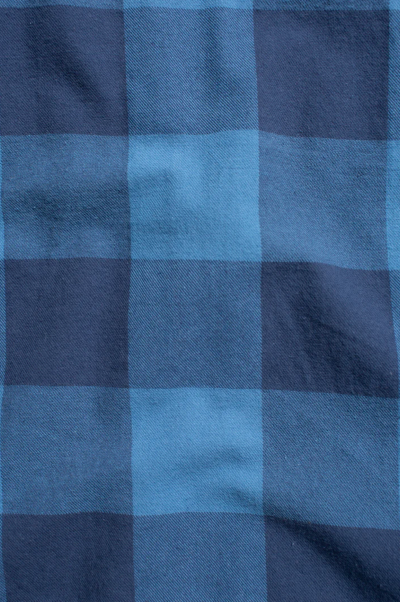 GEORGE FLANNEL BLUE