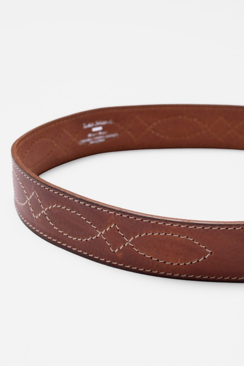 WESTERN RANCH BELT TOFFEE BROWN