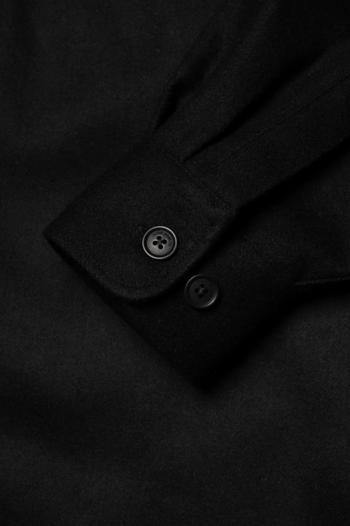 VINCENT SOLID BOARD SHIRT BLACK