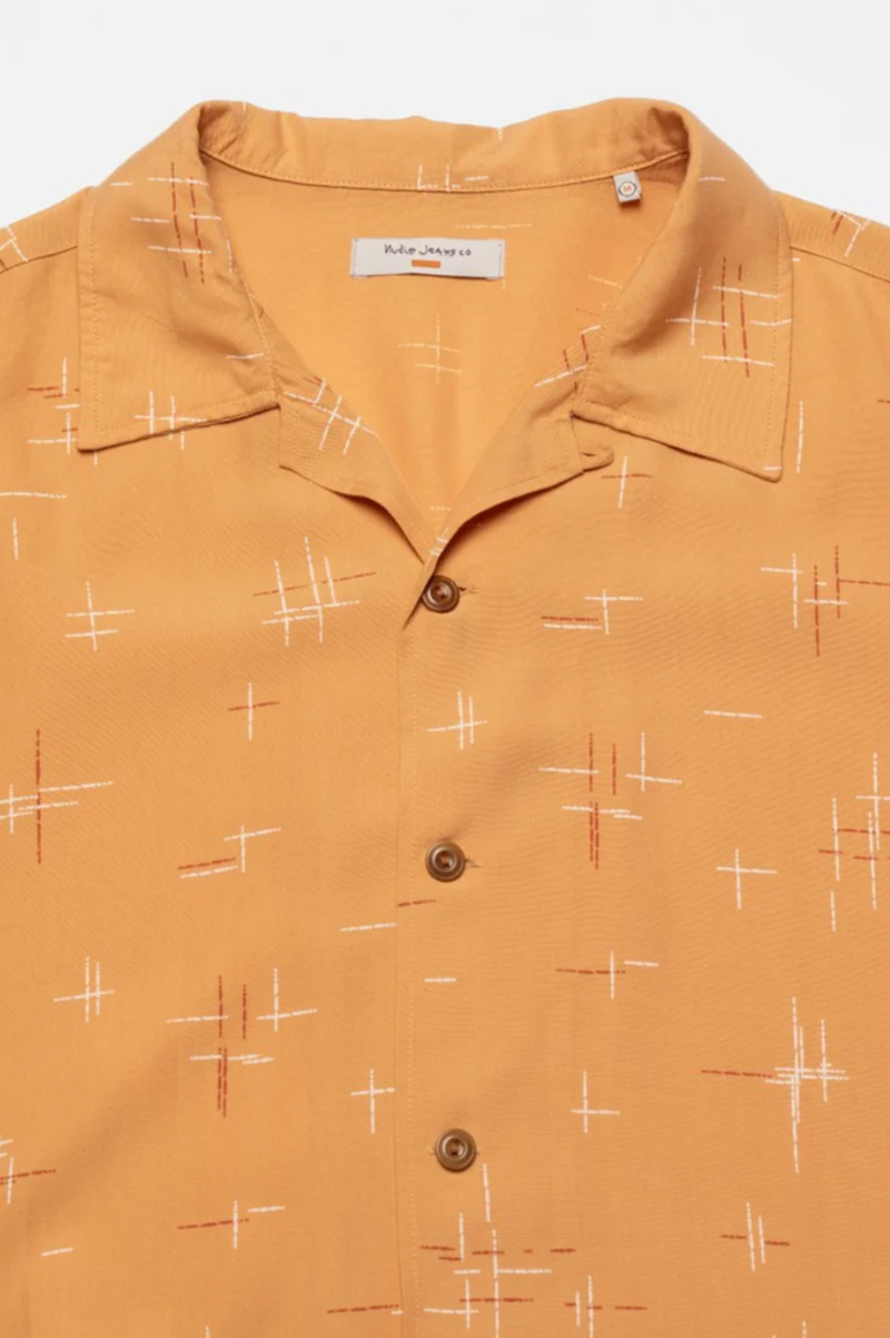 ARVID 50S HAWAII SHIRT OCHRE