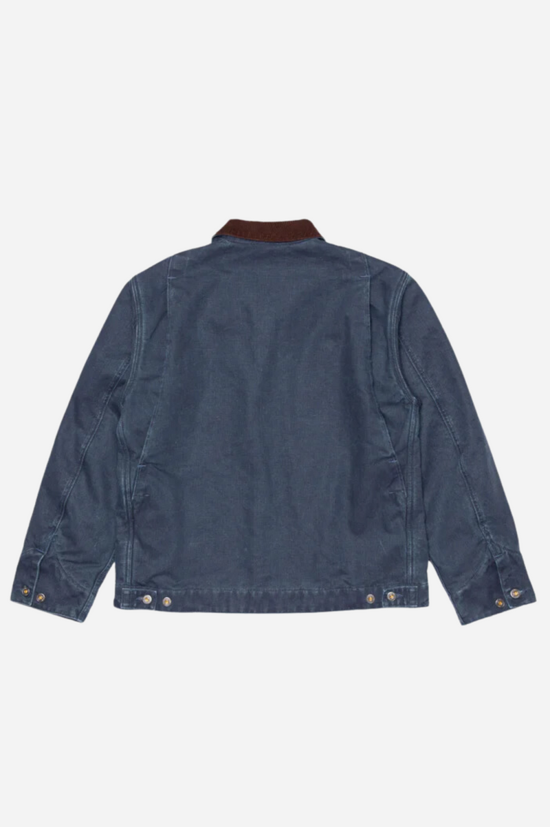 BLAKE ZIP JACKET CANVAS BLUE