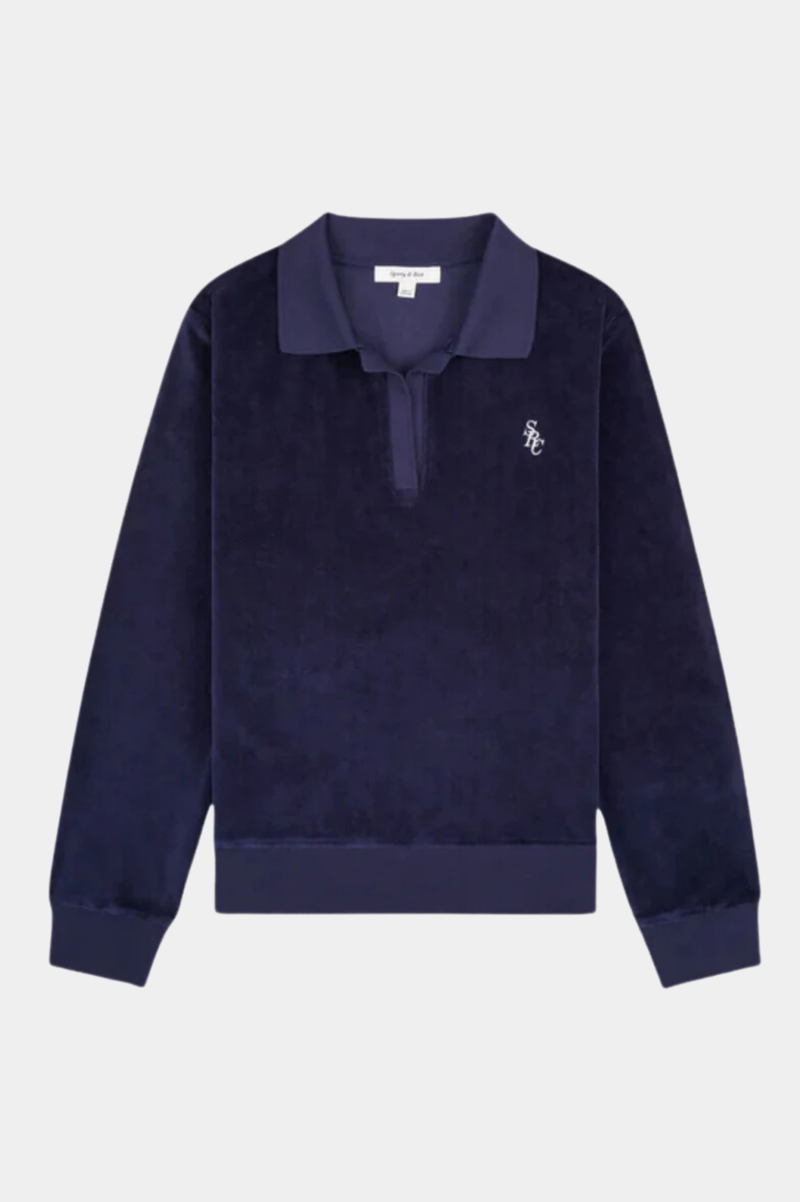 SRC VELVET LONGSLEEVE POLO