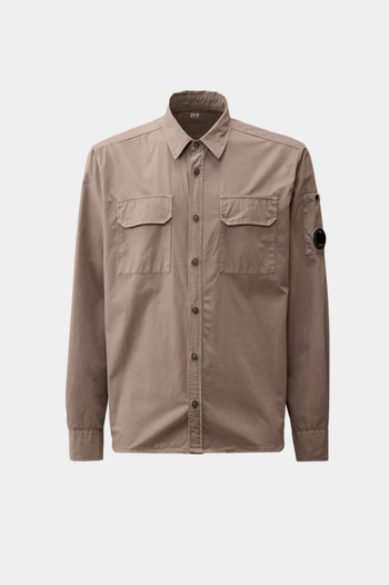 ORGANIC GABARDINE BUTTONED LENS SHIRT