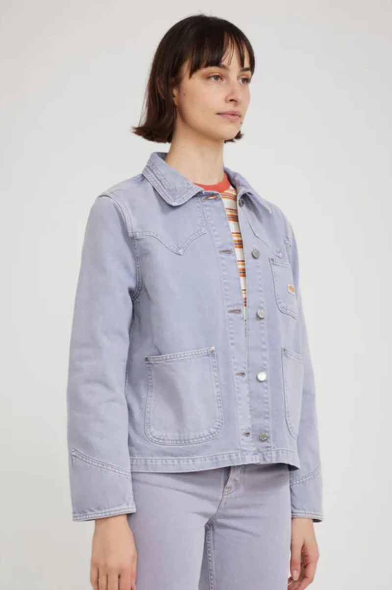 KLARA WORKER JACKET PURPLE MIST