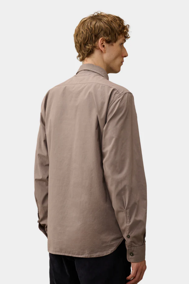 ORGANIC GABARDINE BUTTONED LENS SHIRT