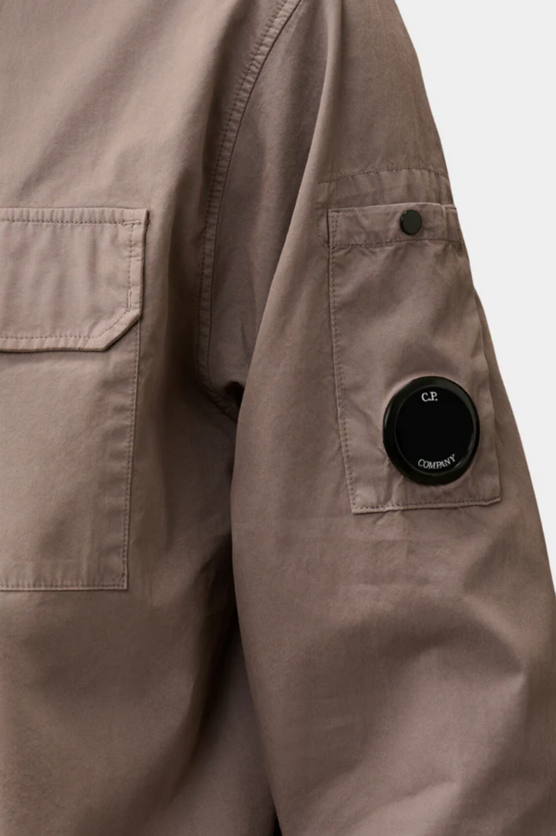 ORGANIC GABARDINE BUTTONED LENS SHIRT