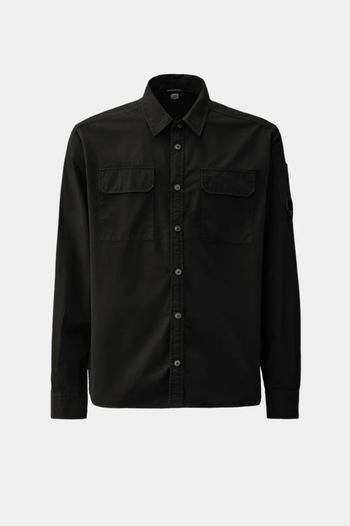 ORGANIC GABARDINE BUTTONED LENS SHIRT