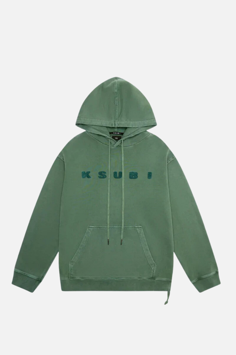 BLOCKED BIGGIE HOODIE EMERALD