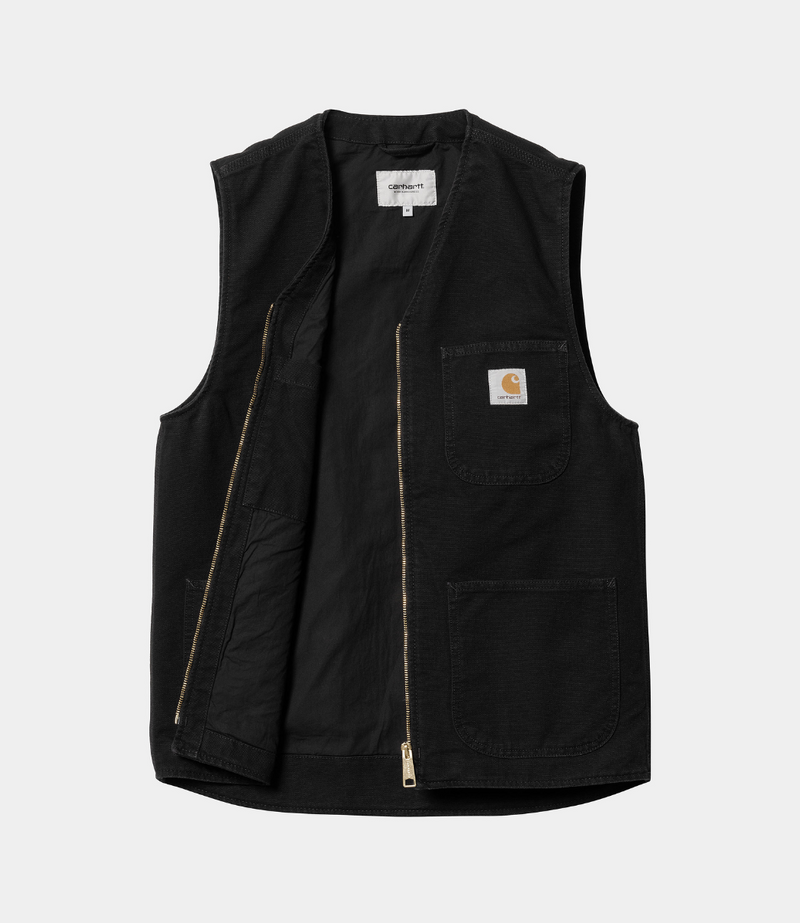 Carhartt wip black vest outlet