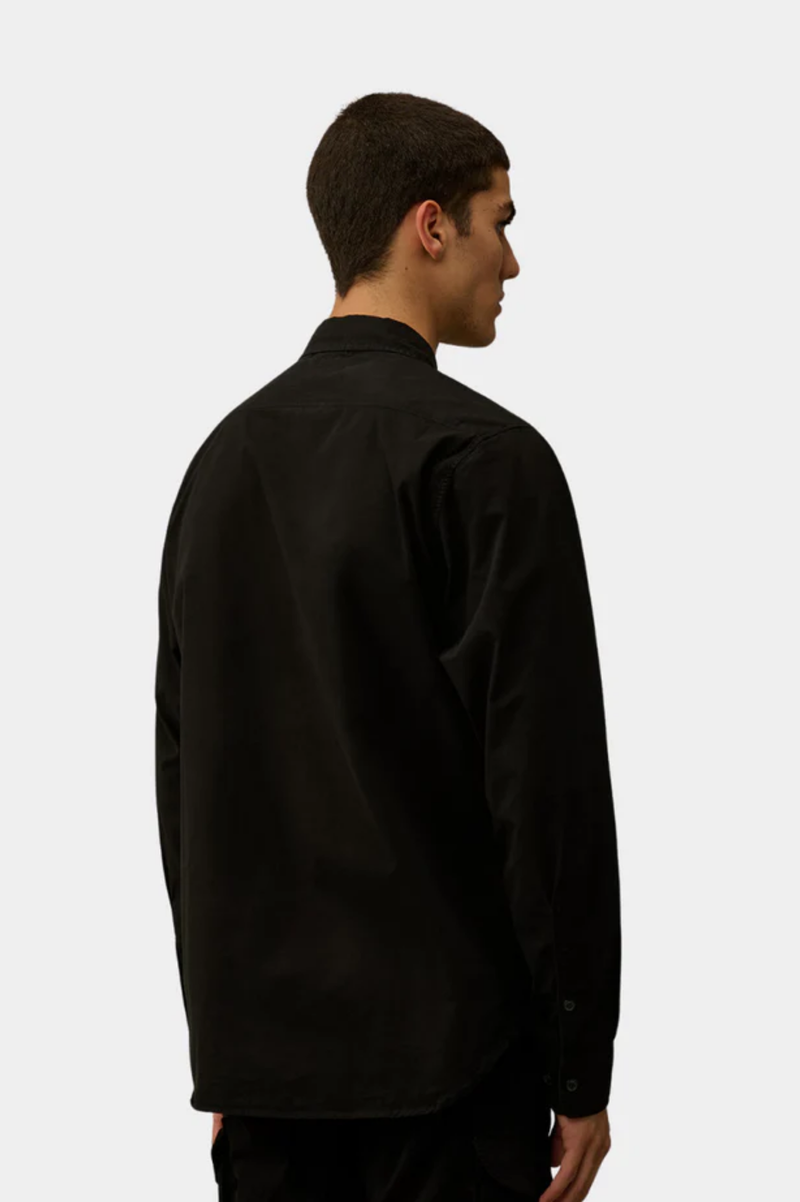 ORGANIC GABARDINE BUTTONED LENS SHIRT