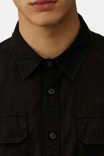 ORGANIC GABARDINE BUTTONED LENS SHIRT