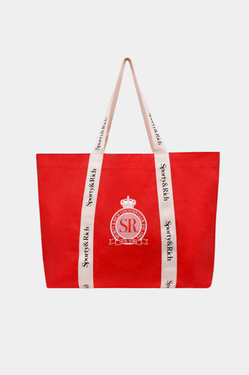 ROYAL CLUB TOTE BAG BRIGHT RED/WHITE