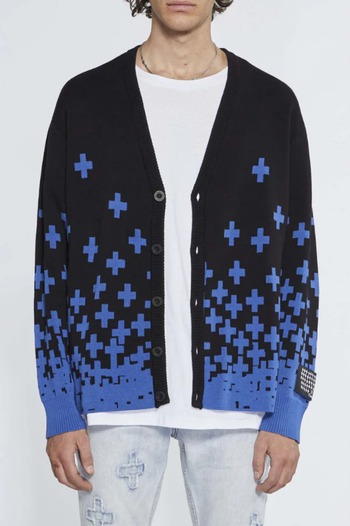 NIGHT SWIM CARDIGAN BLUE