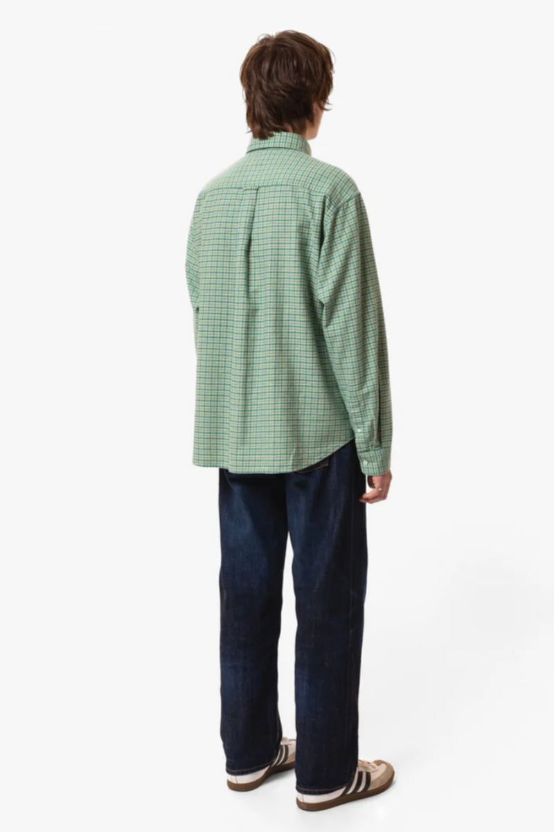 FILIP CHECKED BD SHIRT GREEN