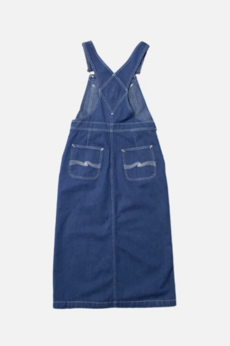 INGER UD DUNGAREES DRESS BLUE