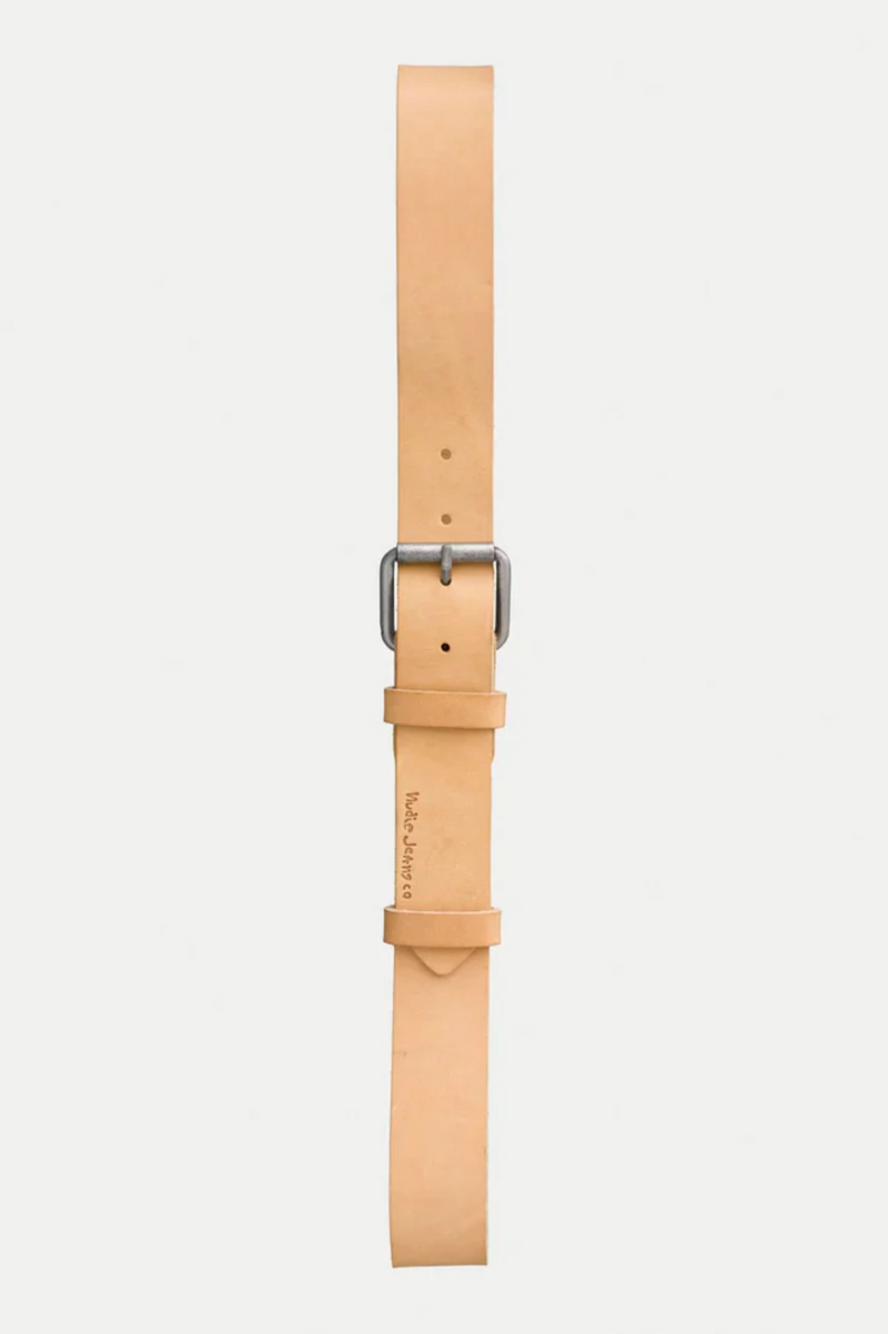 PEDERSSON LEATHER BELT NATURAL