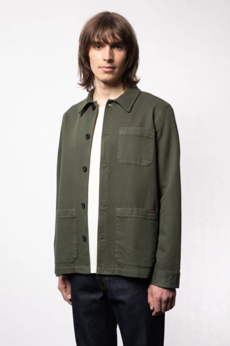 BARNEY WORKER JACKET OLIVE