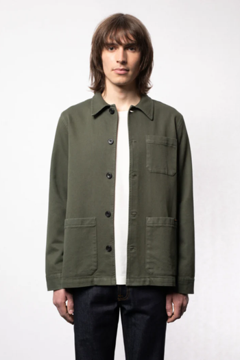 BARNEY WORKER JACKET OLIVE