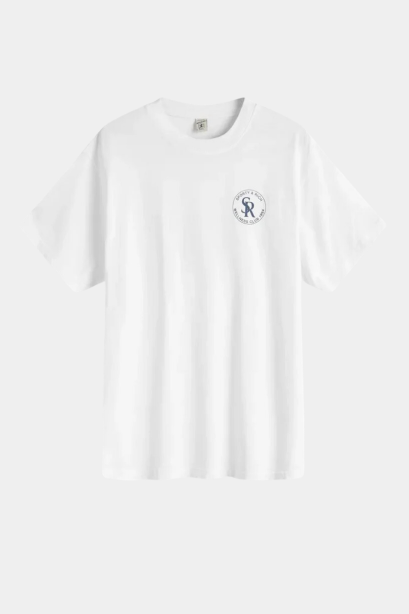 SR T-SHIRT WHITE/NAVY