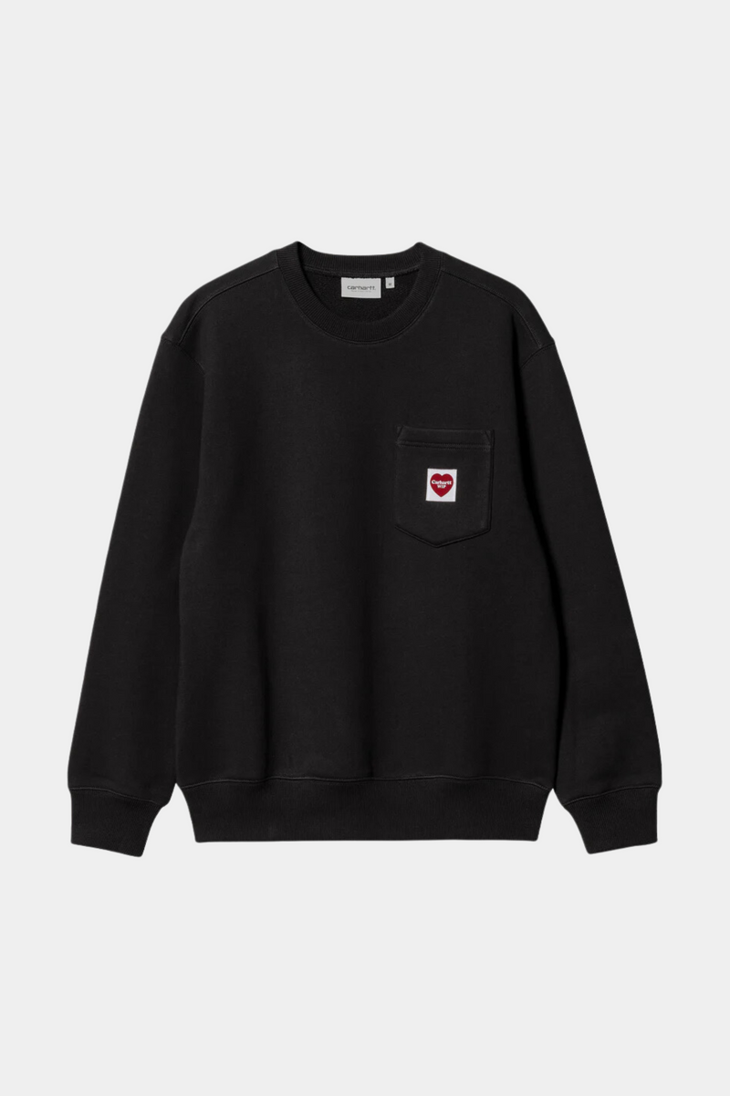 HEART POCKET SWEATSHIRT