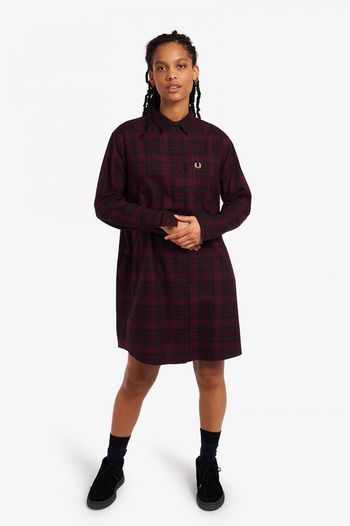 CHECK OXFORD SHIRT DRESS