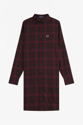 CHECK OXFORD SHIRT DRESS