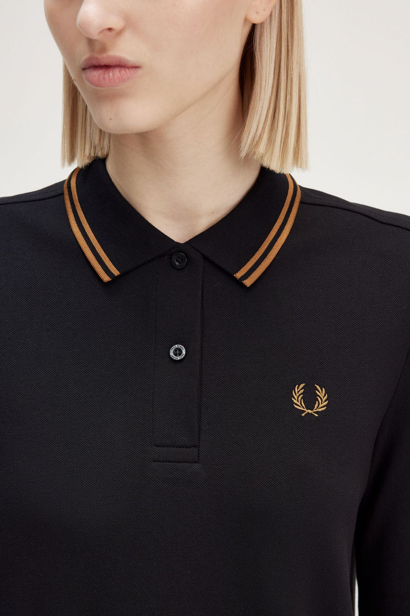 THE LS FRED PERRY SHIRT DRESS