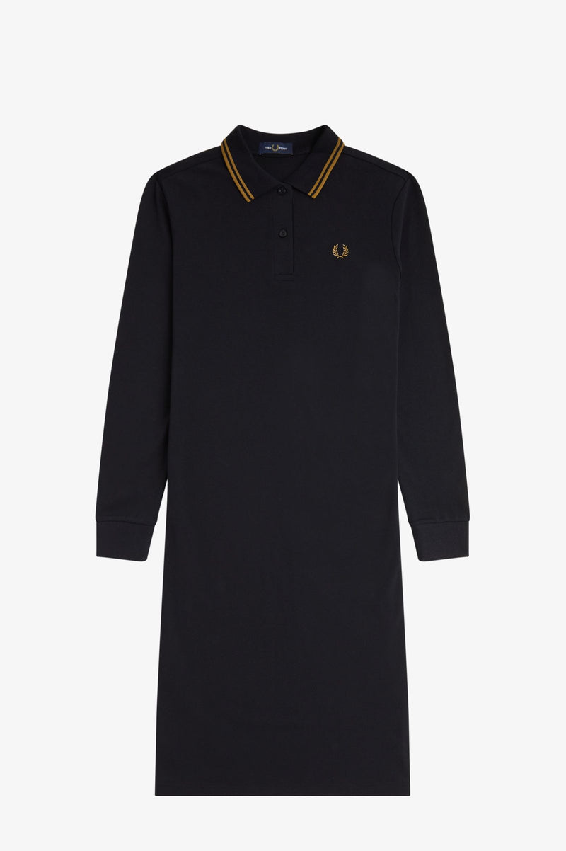 THE LS FRED PERRY SHIRT DRESS