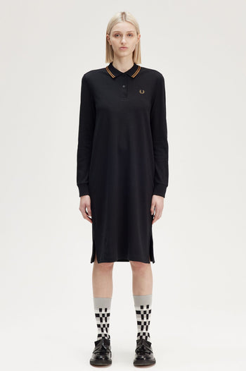 THE LS FRED PERRY SHIRT DRESS