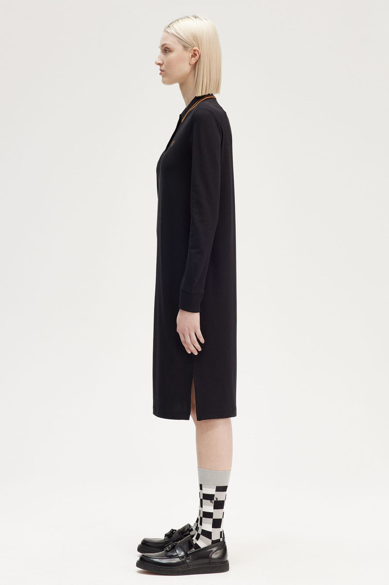 THE LS FRED PERRY SHIRT DRESS