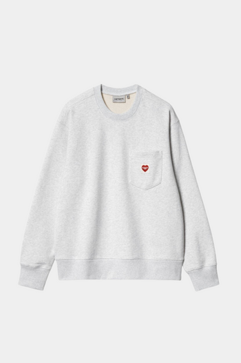 HEART POCKET SWEATSHIRT