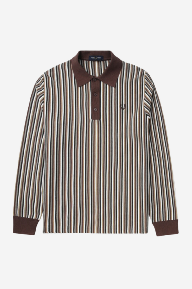 FINE STRIPE KNITTED SHIRT