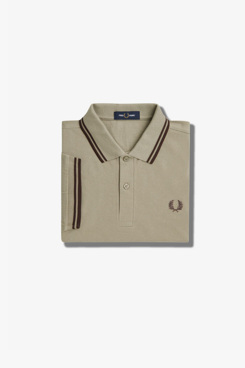 TWIN TIPPED FRED PERRY SHIRT