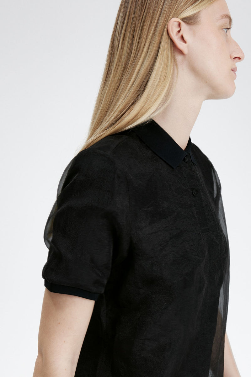 SHEER OVERLAY FRED PERRY SHIRT