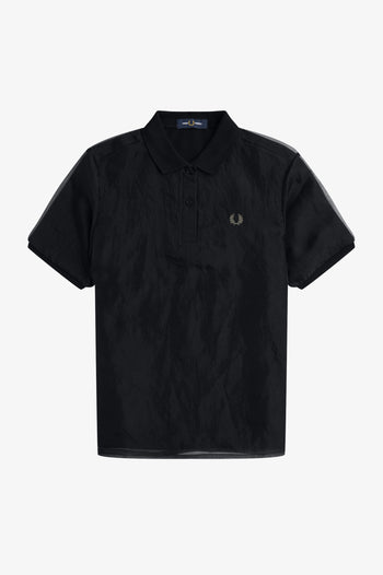 SHEER OVERLAY FRED PERRY SHIRT