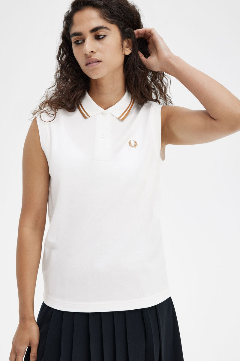 SLEEVELESS FRED PERRY SHIRT