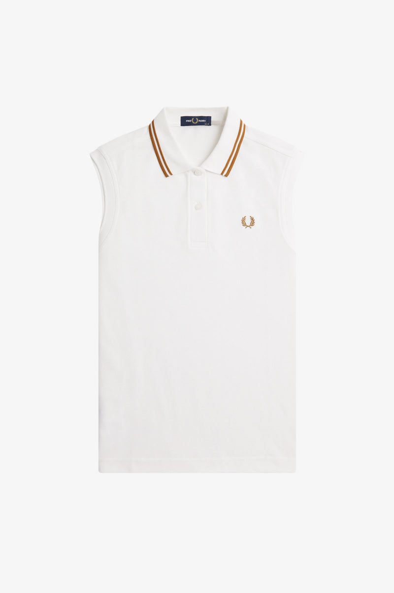 SLEEVELESS FRED PERRY SHIRT