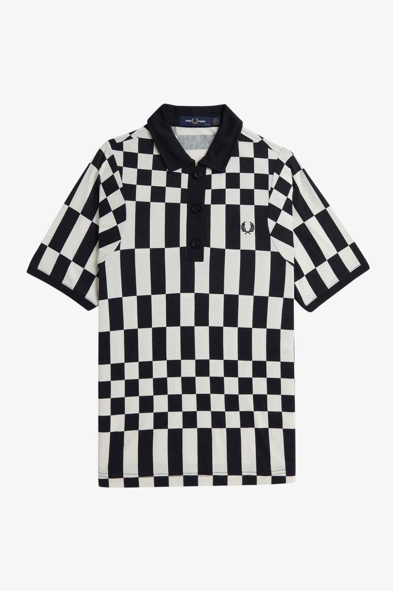 CHEQUERBOARD POLO SHIRT