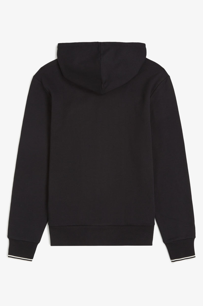 HOODED ZIP THROUGH SWEATSHIRT