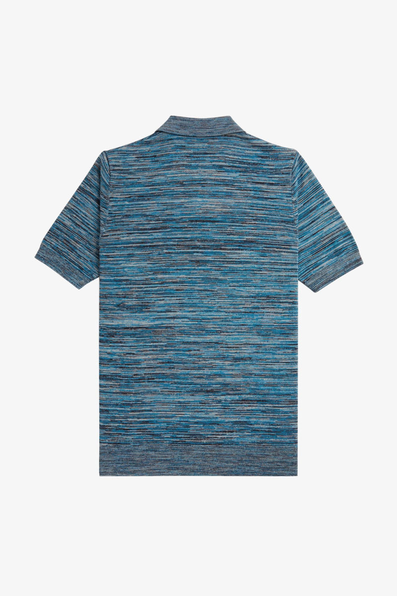 SPACE DYE KNITTED SHIRT