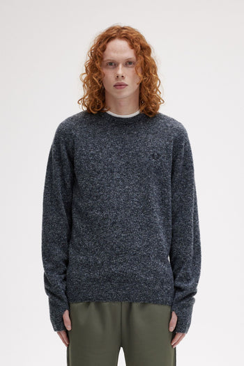 BOUCLE CREW NECK JUMPER