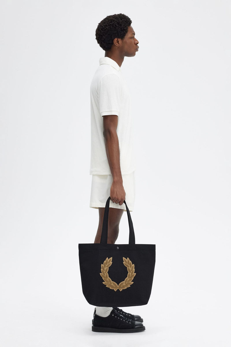 LAUREL WREATH CANVAS TOTE BAG