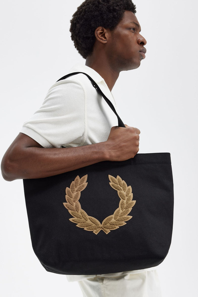 LAUREL WREATH CANVAS TOTE BAG 707