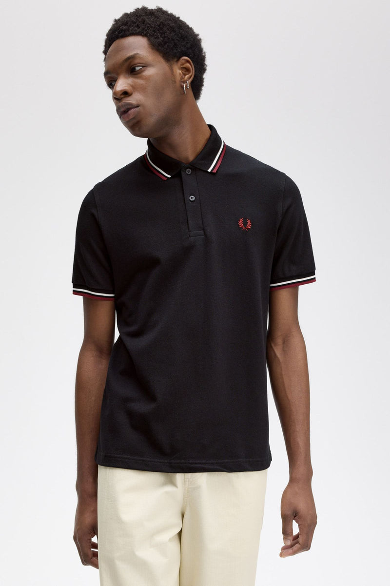 TWIN TIPPED FRED PERRY SHIRT