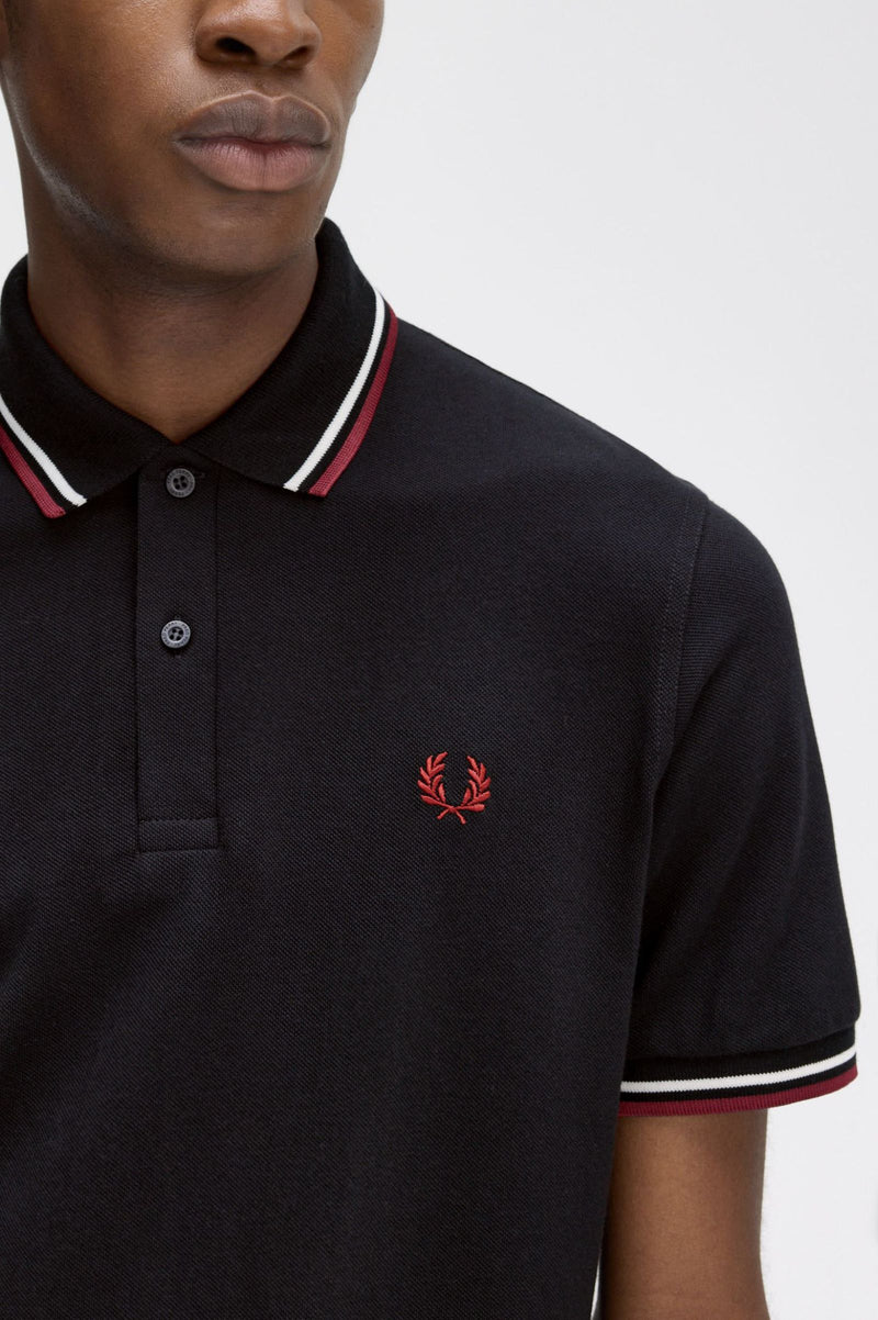 TWIN TIPPED FRED PERRY SHIRT