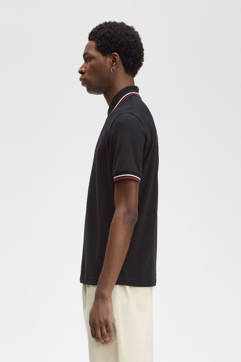 TWIN TIPPED FRED PERRY SHIRT