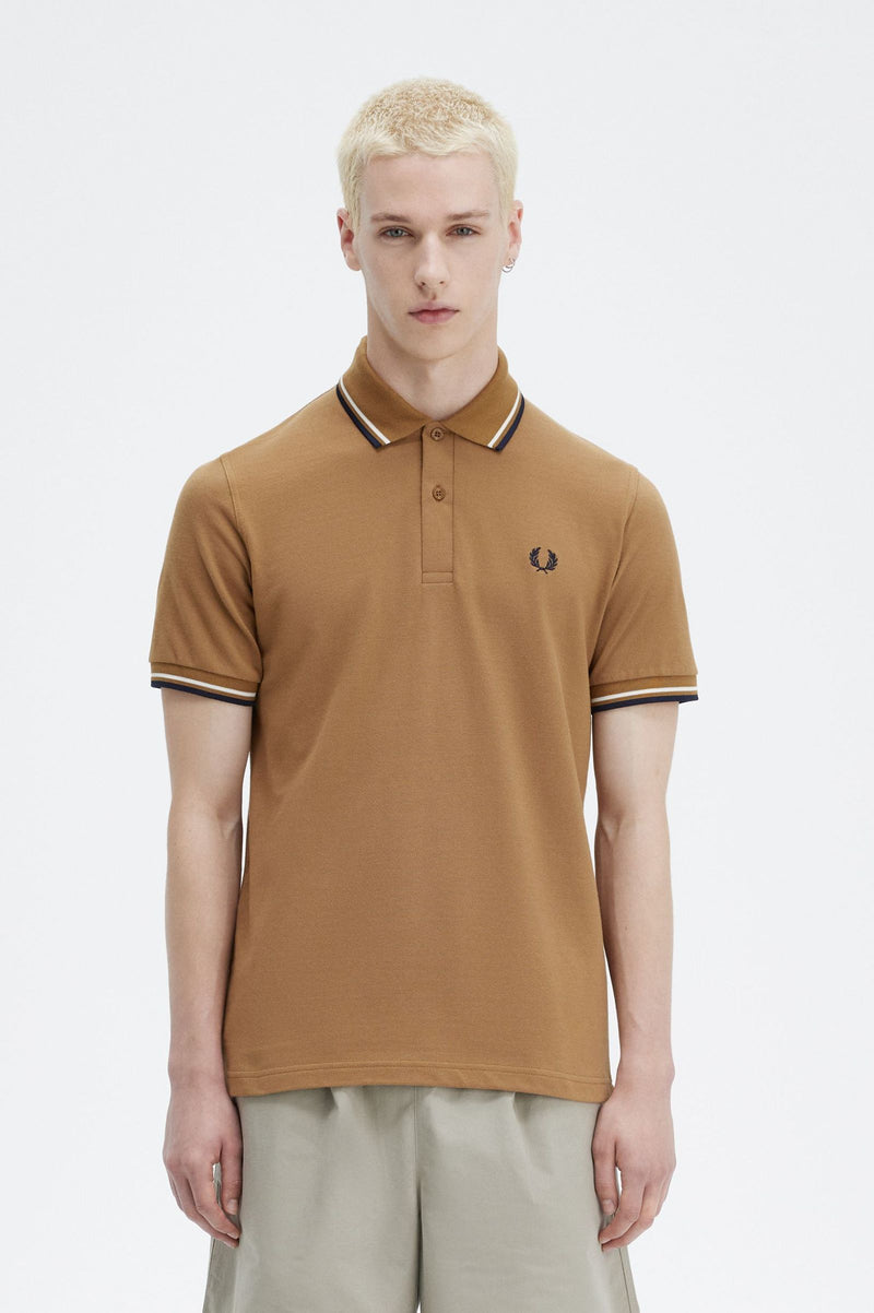 TWIN TIPPED FRED PERRY SHIRT