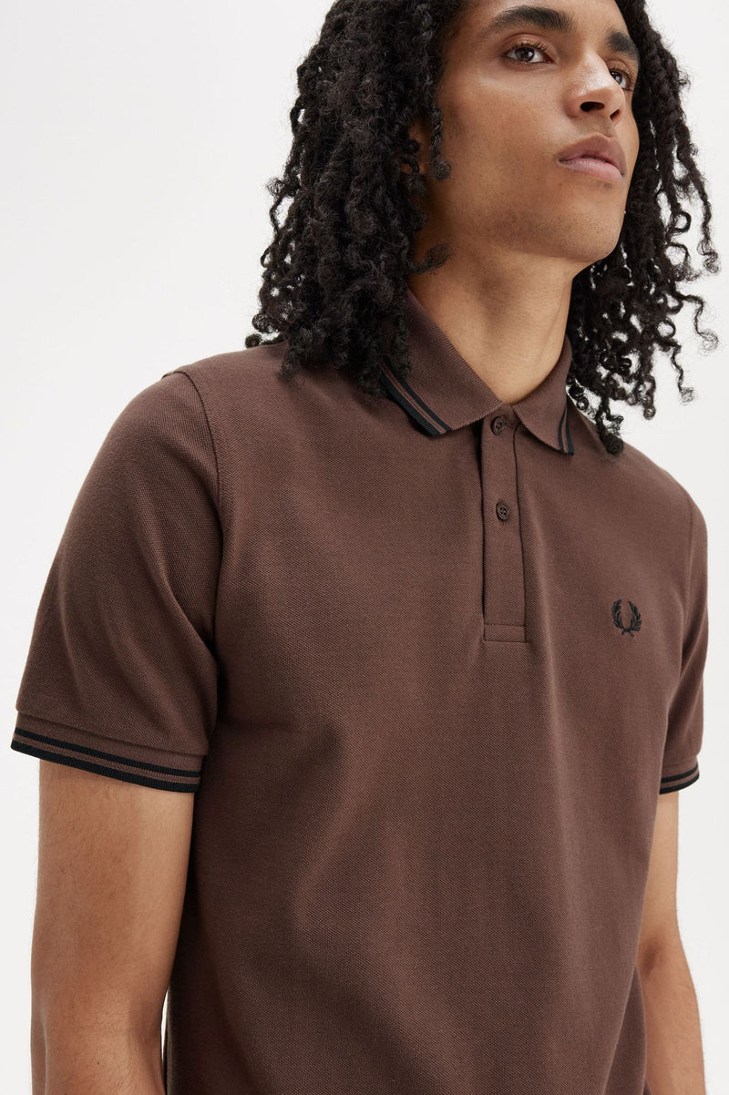 TWIN TIPPED FRED PERRY SHIRT