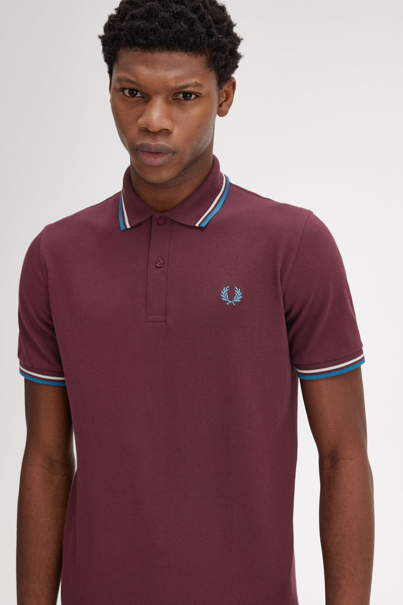 TWIN TIPPED FRED PERRY SHIRT